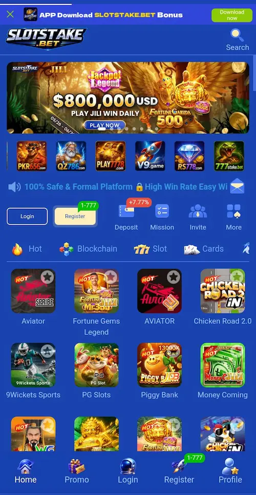 SlotstakeBet Game